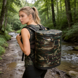 WCB1902 Camo Hard Shell Insulated Waterproof Cooler Backpack with Molle Webbing for Fishing Hunting