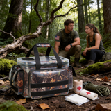 WCB1911 Forest Camo Waterproof Insulated First Aid Cooler Bag with Multi Storage Pockets for Hunting Wilderness Medical Use