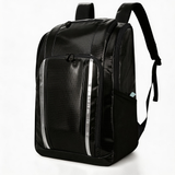 WBP1911 Brown Water Resistant Hiking Backpack with Reflective Strip for Rainy Outdoor Camping Travel