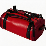 WDF1902 Red Roll Top Waterproof Motorcycle Dry Duffel Bag with Reflective Strips