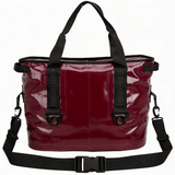 WCB1901 Silver Waterproof Insulated Cooler Tote Bag with Detachable Shoulder Strap for Beach Picnic