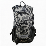 HDB1902 Grey Camo Snowproof Ski Backpack with External Gear Straps for Backcountry Alpine Skiing & Snowboarding