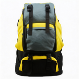HDB1907 Yellow Grey Black Waterproof Outdoor Backpack with Roll Top Design for River Trekking & Hiking