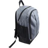 HDB1908 Grey Black Waterproof Daily Backpack with Multi Pockets for School Travel & Urban Outdoor Use