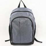 HDB1908 Grey Black Waterproof Daily Backpack with Multi Pockets for School Travel & Urban Outdoor Use
