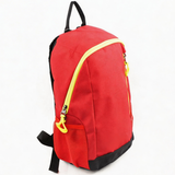 HDB1909 Red Yellow Waterproof Outdoor Backpack with Mesh Side Pockets for Kayaking River Trekking & Daily Use