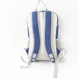 HDB1911 Blue Grey Waterproof Kayaking Backpack with Mesh Side Pockets for Water Sports River Trekking