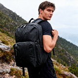 HDB1921 Black Minimalist Waterproof Backpack for Kayaking River Trekking Water Sports & Daily Outdoor Use