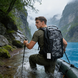 HDB1924 Digital Camo Waterproof Tactical Backpack with Reflective Shoulder Straps for Mountain Rainy Hiking Outdoor Camping