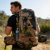 HTB1903 Autumn Leaf Camo Hunting Backpack with Detachable Side Waist Packs for Forest Hunting Hiking