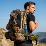 HTB1903 Autumn Leaf Camo Hunting Backpack with Detachable Side Waist Packs for Forest Hunting Hiking