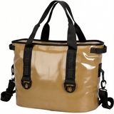 WCB1901 Silver Waterproof Insulated Cooler Tote Bag with Detachable Shoulder Strap for Beach Picnic