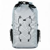 WBP1903 Olive Green Roll Top Waterproof Dry Backpack with External Bungee Cord for Hiking Kayaking