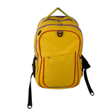 HDB1922 Yellow Purple Waterproof Hiking Backpack with Reflective Strip for Foggy Mountain Trekking Rainy Outdoor Travel