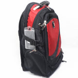 HDB1918 Red Black Waterproof Sports Backpack with Hard Top Handle for Kayaking Water Sports Mountain Hiking