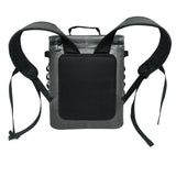 NICB1915 Grey Hard Shell Insulated Waterproof Cooler Backpack with Molle Webbing for Fishing Camping
