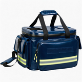 WCB1910 Green Waterproof Insulated First Aid Cooler Bag with Reflective Strip for Mountain Hiking Emergency Medical Storage