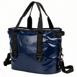 WCB1901 Silver Waterproof Insulated Cooler Tote Bag with Detachable Shoulder Strap for Beach Picnic