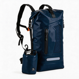 WBP1902 Heavy Duty Blue Waterproof Dry Bag Backpack Reflective Stripe for Outdoor Water Sports