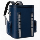 WCB1914 Grey Fully Welded Waterproof Dry Backpack with Molle Webbing & Side Pockets for Kayaking River Rafting