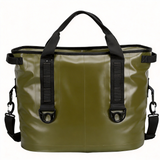 WCB1901 Silver Waterproof Insulated Cooler Tote Bag with Detachable Shoulder Strap for Beach Picnic