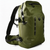 WBP1905 Tan Heavy Duty Fully Waterproof Dry Backpack with Multi Straps for Outdoor Hiking Kayaking