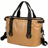 WCB1901 Silver Waterproof Insulated Cooler Tote Bag with Detachable Shoulder Strap for Beach Picnic
