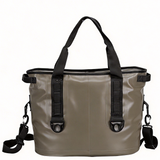 WCB1901 Silver Waterproof Insulated Cooler Tote Bag with Detachable Shoulder Strap for Beach Picnic