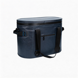 WCB1903-2 Dark Navy Waterproof Insulated Soft Cooler Bag with Front Zipper Pocket for Beach Fishing Camping