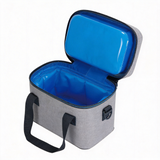 WCB1905 Light Grey Portable Insulated Cooler Bag with Dual Reinforced Handles for Lake Picnic Camping