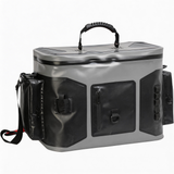 WCB1912 Red Black Waterproof Insulated Cooler Bag with Multi Side Pockets & Rubber Top Handle for Fishing Camping