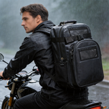 WDF1912 Grey Hard Shell Fully Waterproof Backpack with Multi Mesh Pockets for Kayaking River Hiking