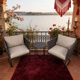 WLSF2562 3-Piece Woven Rattan Outdoor Chair Set with Side Table – Mediterranean Lakeview Patio Furniture